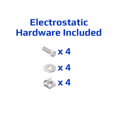 33-45903S-7ESD MODULAR SOLUTIONS MOUNTING FOOT 3 SIDED FOR 45 X 90 WITH ESD HARDWARE PARTICALLY ENCLOSED & SHORT